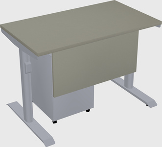 Dual motor electric desk
