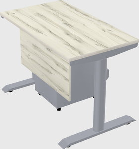 Dual motor electric desk