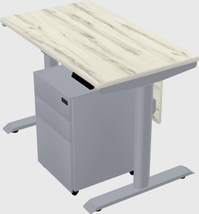 Dual motor electric desk