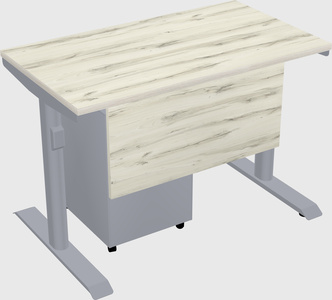 Dual motor electric desk