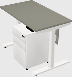 Dual motor electric desk