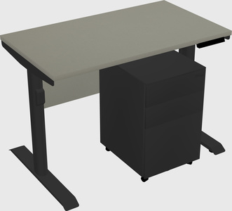 Dual motor electric desk