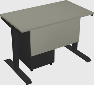 Dual motor electric desk