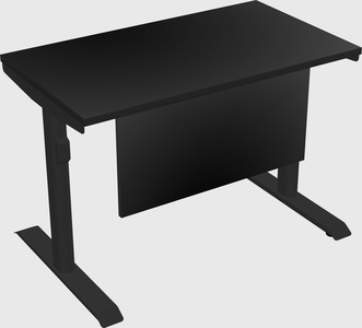 Dual motor electric desk