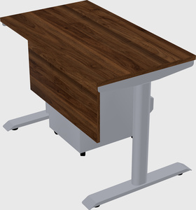 Dual motor electric desk