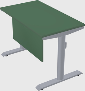 Dual motor electric desk