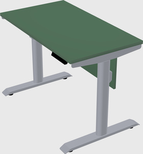 Dual motor electric desk