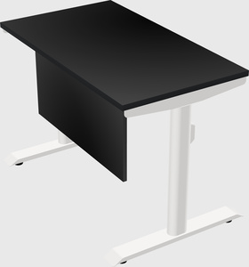 Dual motor electric desk