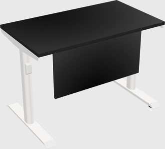 Dual motor electric desk