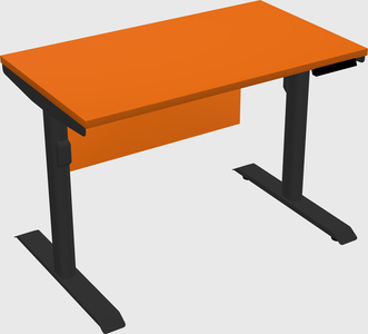 Dual motor electric desk