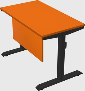 Dual motor electric desk