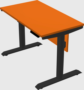 Dual motor electric desk