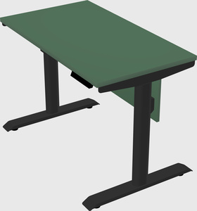 Dual motor electric desk