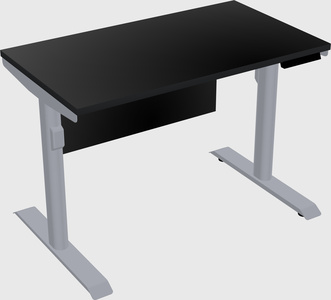 Dual motor electric desk