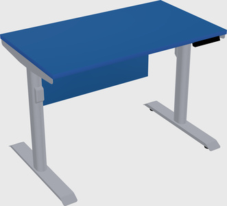 Dual motor electric desk