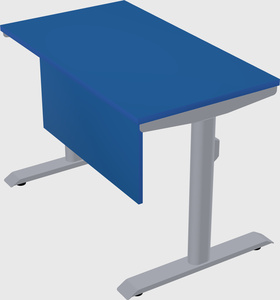 Dual motor electric desk