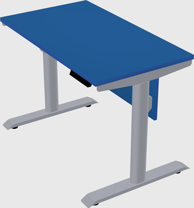 Dual motor electric desk