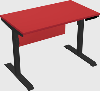 Dual motor electric desk