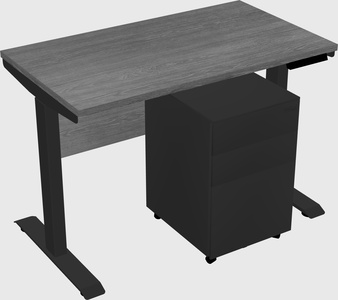 Single motor electric desk