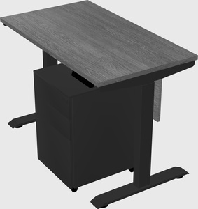 Single motor electric desk