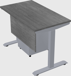 Single motor electric desk
