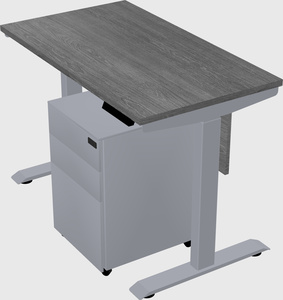 Single motor electric desk