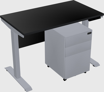 Single motor electric desk