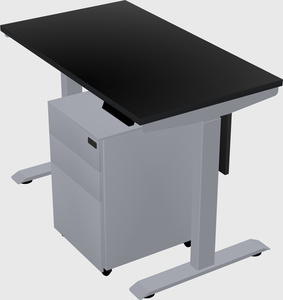 Single motor electric desk