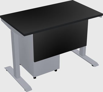 Single motor electric desk