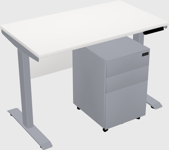 Single motor electric desk