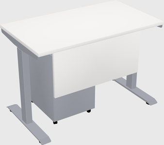 Single motor electric desk
