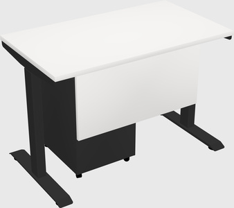 Single motor electric desk