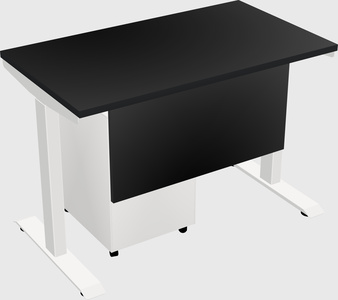 Single motor electric desk