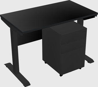 Single motor electric desk