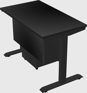 Single motor electric desk