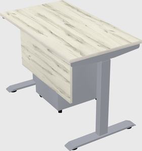 Single motor electric desk