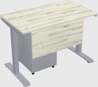 Single motor electric desk