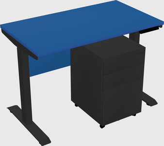 Single motor electric desk