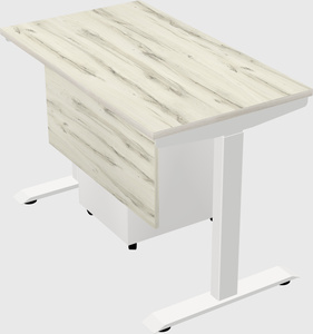 Single motor electric desk