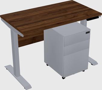 Single motor electric desk