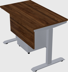 Single motor electric desk
