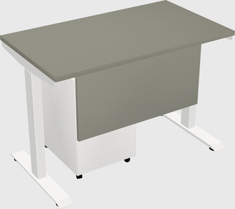 Single motor electric desk