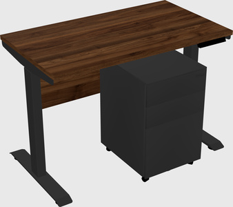 Single motor electric desk