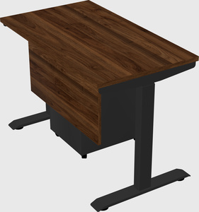 Single motor electric desk