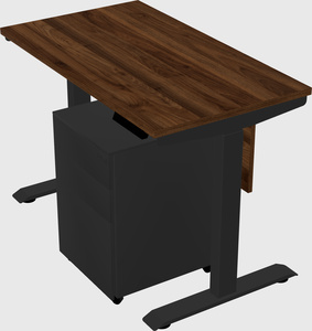 Single motor electric desk