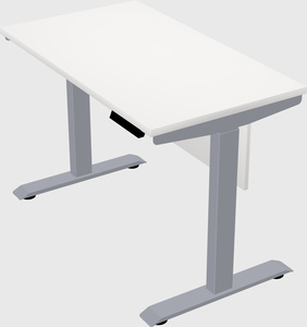 Single motor electric desk