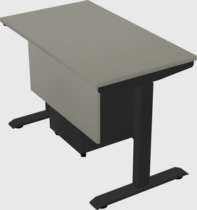 Single motor electric desk