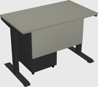 Single motor electric desk