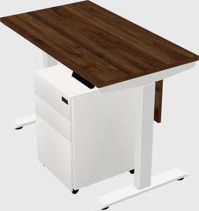 Single motor electric desk