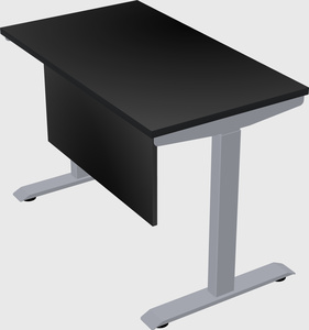 Single motor electric desk